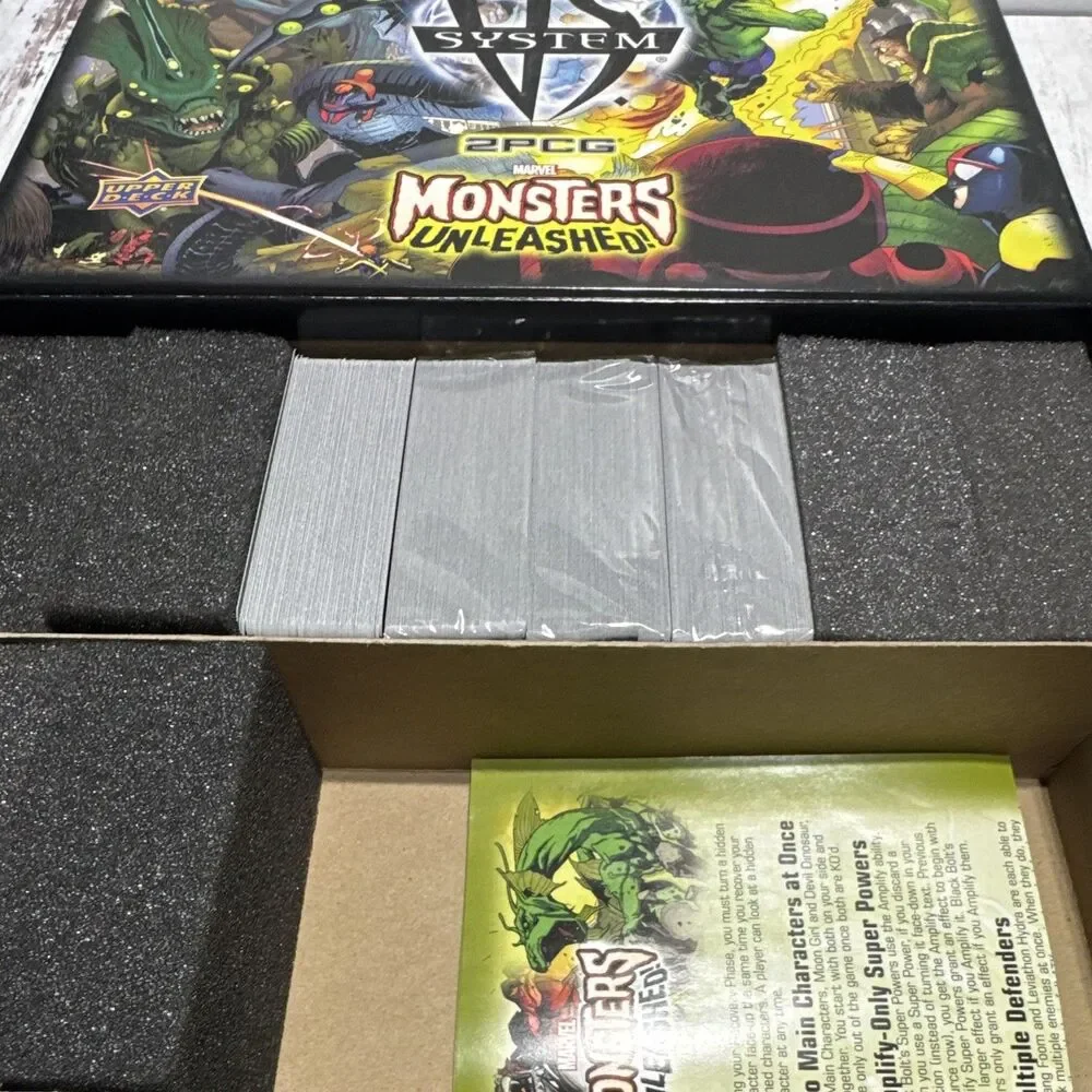 Upper Deck Vs. System 2PCG Monsters Unleashed! Box 400 Cards English Hulk